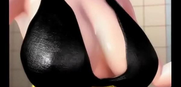  busty girl and a big black cock | 3D Hentai - 3DPORNLIFE.COM